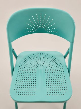 4 Sillas Plegables IKEA FRODE Turquesa