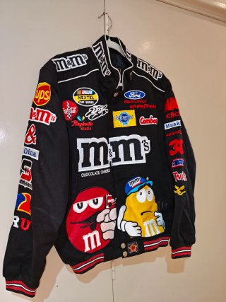 Chaqueta Bomber M&M Nascar Hombre L
