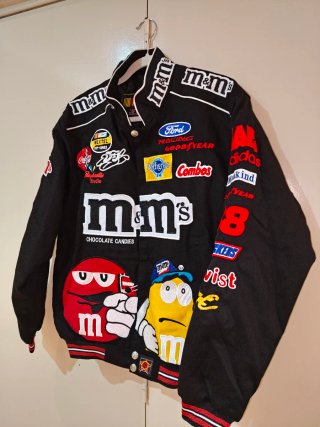 Chaqueta Bomber M&M Nascar Hombre L