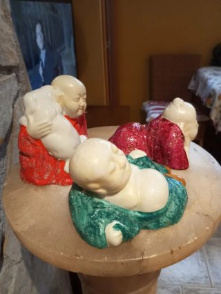 Figuras Buda Porcelana HISPANIA DE MANISES
