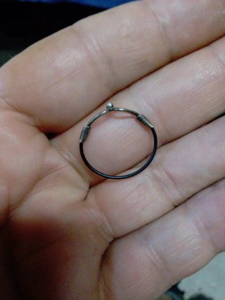 2 Anillos Plata Nudo y Pelo Elefante