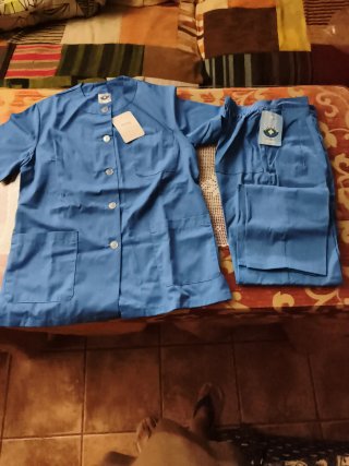 Uniforme de trabajo azul