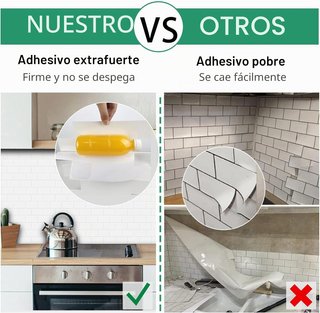 Lote 20 Azulejos Adhesivos 3D WoStick Blanco
