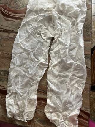 Pantaloni pizzo e sangallo taglia unica