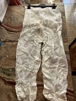 Pantaloni pizzo e sangallo taglia unica