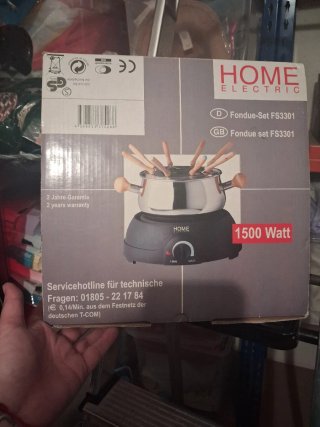 Set de Fondue Eléctrico HOME 1500W