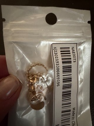 Set Ear Cuffs Dorados Variados - Nuevo