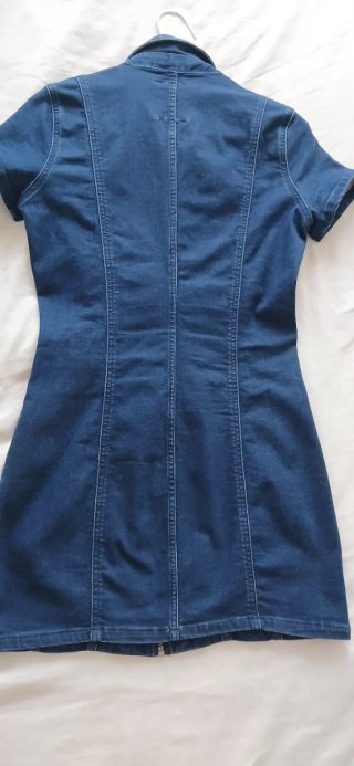 Vestido Vaquero Cremallera Pull&Bear Talla M