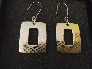 Pendientes Lotus Acero Nuevos