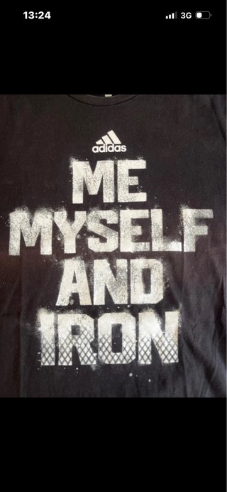 Camiseta Adidas Me Myself And Iron