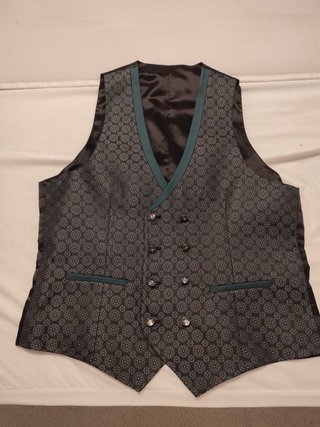 Traje de boda Sedka verde azulado