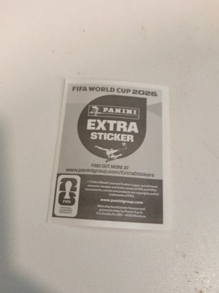 Cromo Messi Extra Sticker Mundial 2026