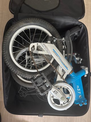 Bicicleta Plegable Boomerang PS 3.7 Azul
