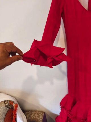 Traje de flamenca talla S