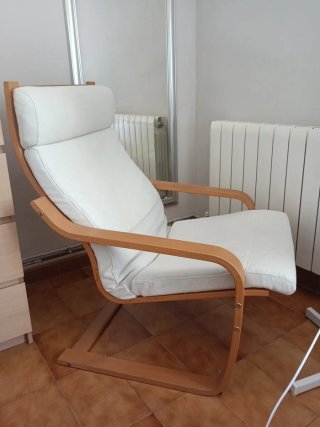 Sillón Poäng Ikea Beige
