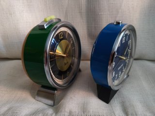 2 Despertadores Antiguos Micro y Gong