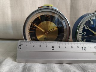 2 Despertadores Antiguos Micro y Gong