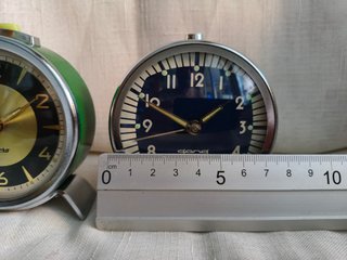 2 Despertadores Antiguos Micro y Gong