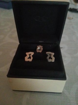 Pendientes Oso Tous Plata