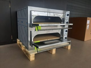 HORNO ELECTRICO PARA 4+4 PIZZAS DE 33 CM