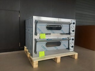 HORNO ELECTRICO PARA 4+4 PIZZAS DE 33 CM