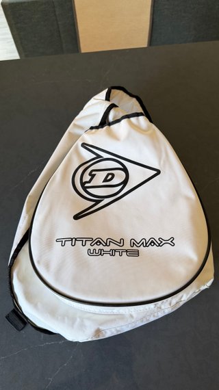 Pala Padel Dunlop Titan Max White + Funda