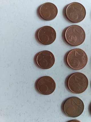 16 monete 1/2/5 centesimi per collezionisti