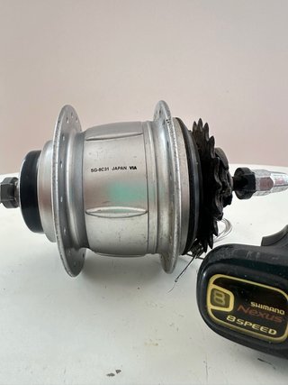Buje Shimano Nexus 8v Cubo de engranaje SG-8C31