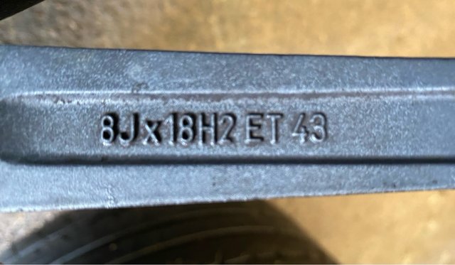 Llantas Audi Sport DTM 18 A3/A4/A5/A6 OEM