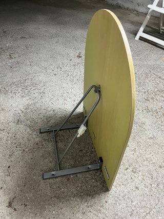 Mesa plegable de pared madera y metal