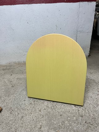 Mesa plegable de pared madera y metal