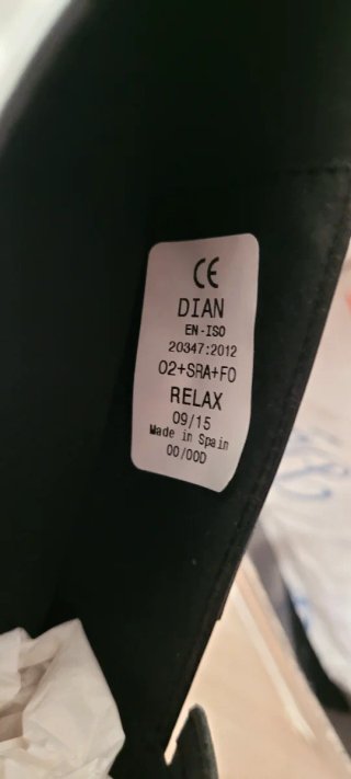 Zapatos de trabajo Sra DIAN negros