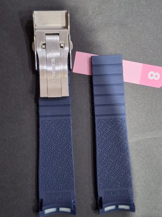 Correa Caucho Longines Hydroconquest 21mm Azul