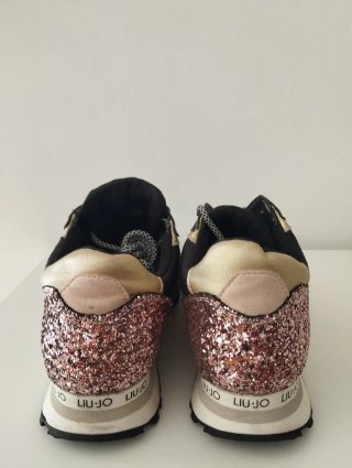 Liu Jo Sneakers Glitter Oro Rosa
