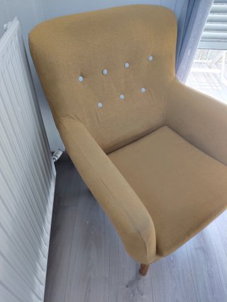 Sillón Kiss Amarillo Conforama