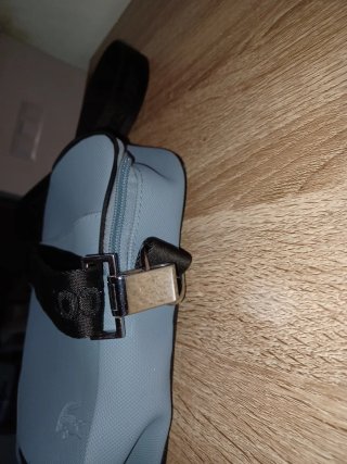 Riñonera Lacoste Azul y Negra