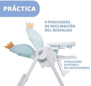 Trona de bebé plegable compacta