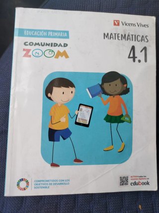 Libro Matemáticas Vicens vives 4.1 4° primaria