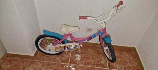 Bicicleta infantil rosa