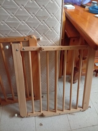 Barandilla infantil madera para puertas