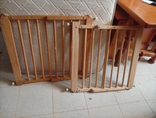 Barandilla infantil madera para puertas