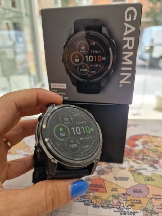 Garmin Fenix 8 Solar Sapphire 51mm Reloj GPS