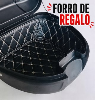 Baúl Shad SH34 carbono + parrilla + tornillos