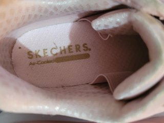 Zapatillas Skechers Rosa y Dorado