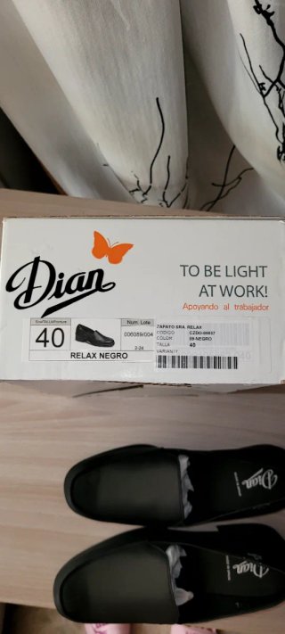 Zapatos Dian Relax Mujer Negros