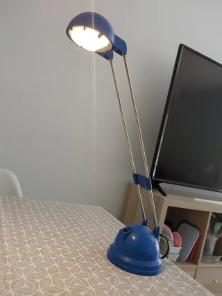 Lámpara Escritorio Regulable Azul