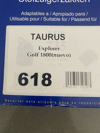 Bolsas aspiradora Silex 5 Taurus Golf 1800