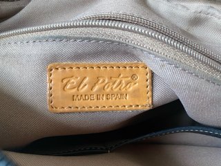 Bolso bandolera El potro piel negra
