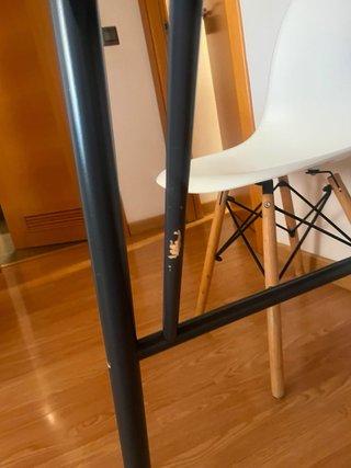Mesa Maison du Monde madera y metal