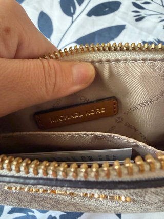 Bolso Michael Kors Beige y Dorado Nuevo